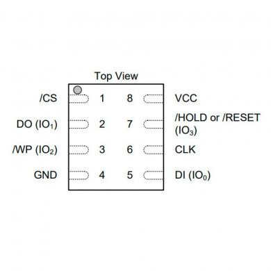 CI de bios 1.8V 128MBIT WSON8 SMD