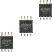 3x W25Q80BV Memoria Flash 8Mb 3V 8 pinos SOIC8 Ci vir ...
