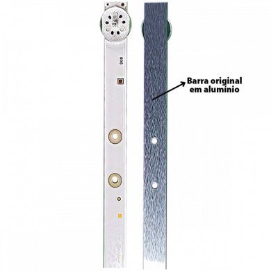 261501008490 Kit 4x Barras LED originais aluminio TV Philips 50
