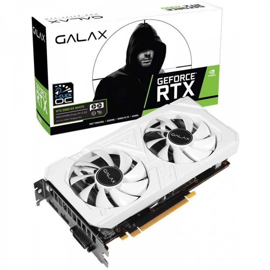 26ISL6MPX6EW Galax Placa de Video RTX 2060 Super 8Gb GDDR6