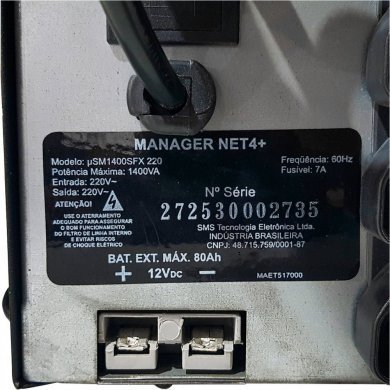 Nobreak SMS Manager Net4  1400VA uSM1400SFX220