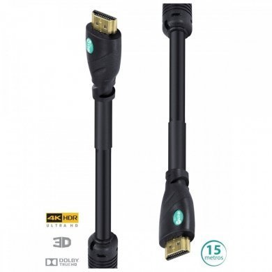 29237 Cabo HDMI Ethernet 2.0 4K com Filtro H20F-15 15M