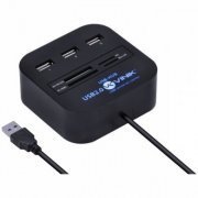 Vinik hub USB leitor de cartão SD micro SD MS M2 3 po