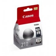 Cartucho de Tinta Canon PG210 Preto 9ml Tipo de tinta: CHROMALIFE 100, Compatível com: MP240/250/260/270/480/490