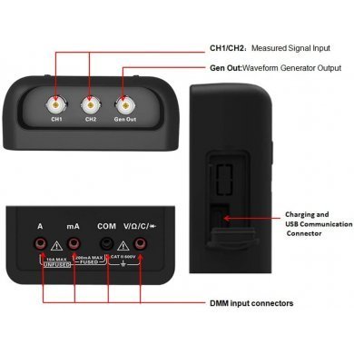 Osciloscopio Digital Hantek 2D42 40Mhz