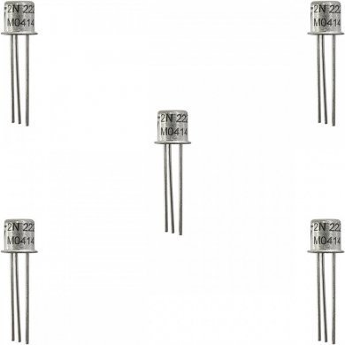 2N2222 Transistor 2N2222 metálico TO-18 (KIT com 5x)