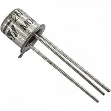 Transistor 2N2222 metálico TO-18 (KIT com 5x)