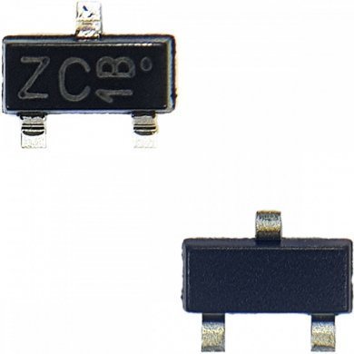 Transistor ZC1B BJT NPN SOT23 SMD (Kit 50x)