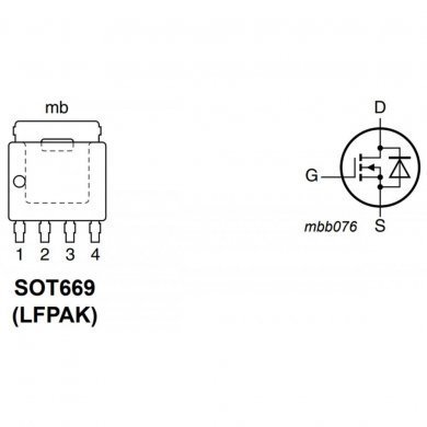 Kit 5x Transistor PSMN2R6-40YS NCH 40V 100A