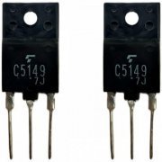 Transistor 2SC5149 BJT NPN 160V 15A TO3P (Kit 2x) Kit com 2 unidades