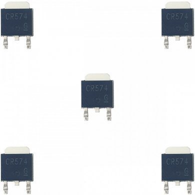 2SCR574D-KIT5 Transistor CR574 NPN BJT 80V 2A TO252 (Kit 5x und)