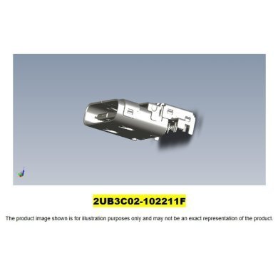2UB3C02-102211F 5x Conector USB-C 24P 0.6/1.93mm 90D DIP