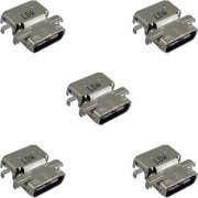 5x Conector USB-C 24P 0.6/1.93mm 90D DIP para soldar em placas mãe de notebook