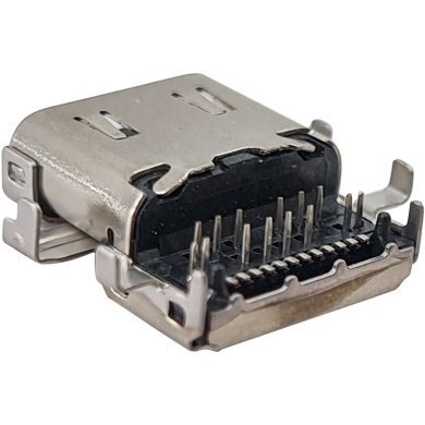 2UB3C02-102211F 5x Conector USB-C 24P 0.6/1.93mm 90D DIP