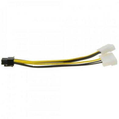 2X4TO8 Cabo Adaptador EPS 9 Pinos p/ 2x Molex 4 Vias