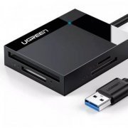Foto de 30333 Ugreen Leitor de Cartão 4 em 1 USB 3.0 5Gbps compatível com Micro SD(TF), SD, CF e MS
