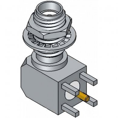3047 Conector SMA fêmea angular para PCI (Kit 3x und)