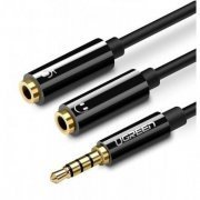 Ugreen cabo adaptador P3 macho para 2x P2 femea para 