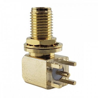 3080 Conector SMA femea angular painel PCI pino macho