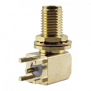 3080 Conector SMA femea angular painel PCI pino macho