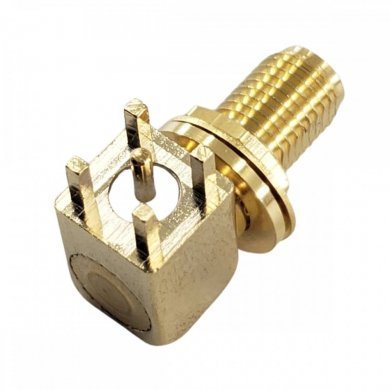 3080 Conector SMA femea angular painel PCI pino macho