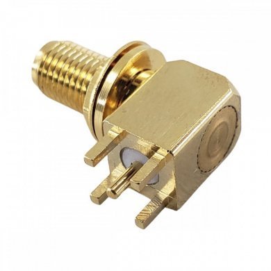 3080 Conector SMA femea angular painel PCI pino macho