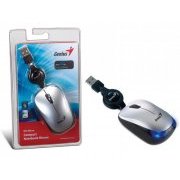 Mouse Genius NX-MICRO USB Retratil Prata 1200dpi Blueeye