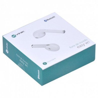 31089 Vinik Fone de Ouvido Bluetooth EASY W1 TWS Branco