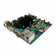 Accept Placa ITX Celeron J1800 Dual Core 2.41GHz Alimentação Plug 12VCC 5.5 x 2.5mm (1x HDMI, 2x RS232 DB9, 2x LAN, 4 USB)