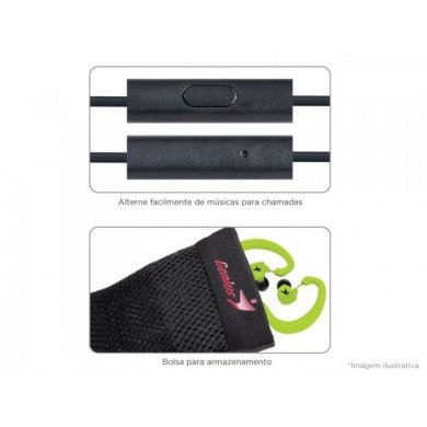 31710195102 GENIUS Fone com Microfone Preto HS-M270