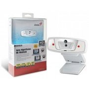 Webcam Genius Lightcam 1020 HD720P Microfone - Iluminação Automatica Noturna - Branca