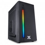 Vinik Gabinete VX Gaming Australis Preto Com Fita Frontal em LED RGB - Suporta até 16 Efeitos de Cores