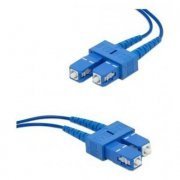 Furukawa Cordão Duplex Monomodo SC/SC-UPC 10M 2 fibras 9/125 SC para SC polimento UPC COG, cor Azul 10 metros
