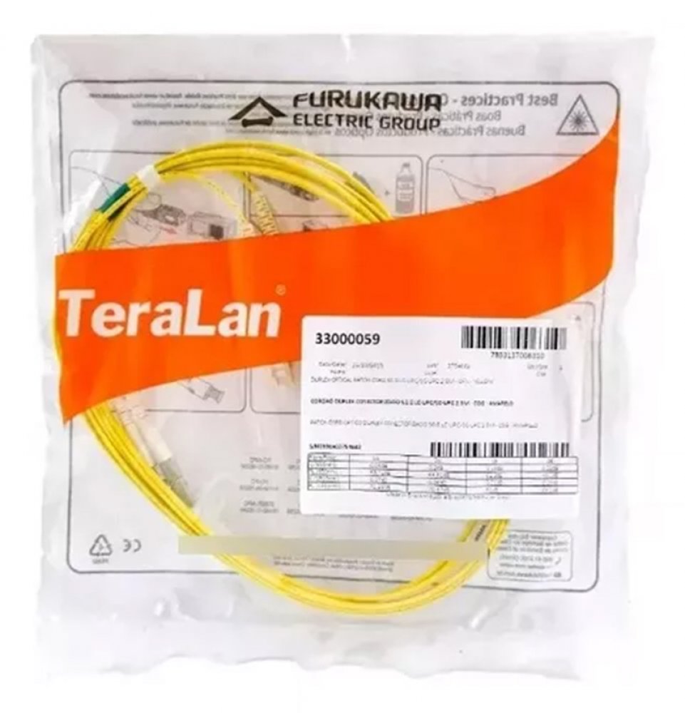 33000059 Furukawa Cordão Duplex Multimodo LC/SC-UPC 2.5M