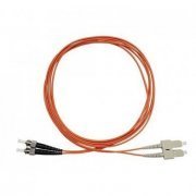 Furukawa Cordão Duplex Multimodo SC/ST-SPC 2.5M om1 2 fibras 62.5/125,  cor laranja