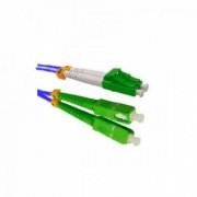 Furukawa Cordão Duplex Monomodo LC/SC-APC 10M AZ 2 fibra 9/125 LC para SC polimento APC LSZH G657A2