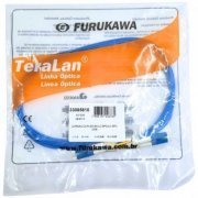Furukawa Cordão Duplex Monomodo LC/LC-SPC 2.5M 2 fibras 9/125 LC para LC polimento SPC azul 2.5 metros