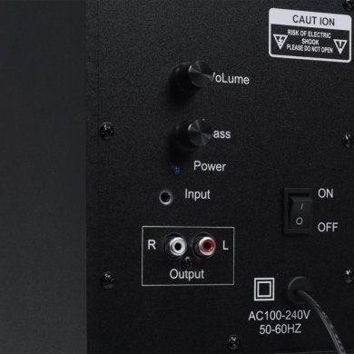 34858 Vinik caixa de som 2.1 CXGRO20W groove e subwoofer