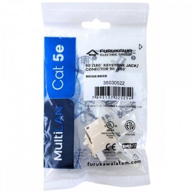 Furukawa Conector CAT.5E Femea Multilan T568A