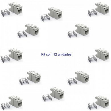 35030600-12X Furukawa Conector Fêmea Multilan CAT.6 (Kit 12 und)