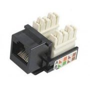 Furukawa Conector de Rede Femea Gigalan RJ45 Cat.6 / Keystone / T568A/B Furukawa, ROHS (Cor Preto)