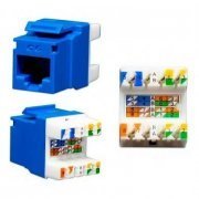 Furukawa Conector Femea Gigalan CAT.6 Azul T568A 90/180 graus