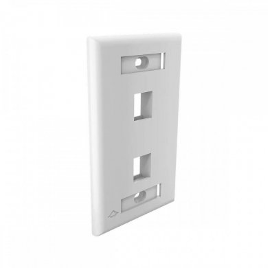 Kit 5 espelhos planos 2 portas RJ45 4x2 Furukawa