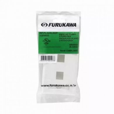 35050053 Furukawa Espelho Plano 2 Portas RJ45 4x2