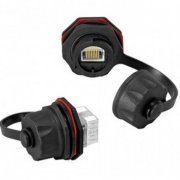 Furukawa CONECTOR FEMEA GIGALAN CAT.6 INDUSTRIAL T5 T568A/B IP67 BLINDADO