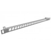 Furukawa Patch Panel 24P 1/2U Blindado Descarregado Compatível com conectores CAT.5E, CAT.6 e CAT.6A F/UTP