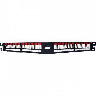 35050321 Patch Panel Furukawa Angular 24 Portas Blindado