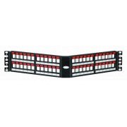 Patch Panel Furukawa Cat5 48 Portas Descarregado Angular 2U Blindado