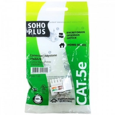 35050411 Furukawa conector RJ45 FEMEA CAT.5E Sohoplus