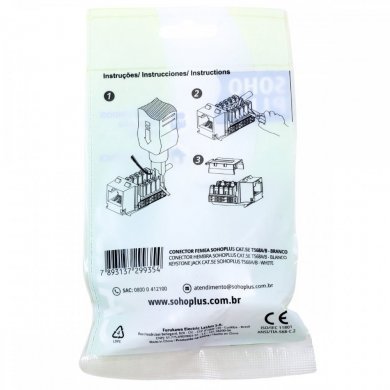 Furukawa conector RJ45 FEMEA CAT.5E Sohoplus